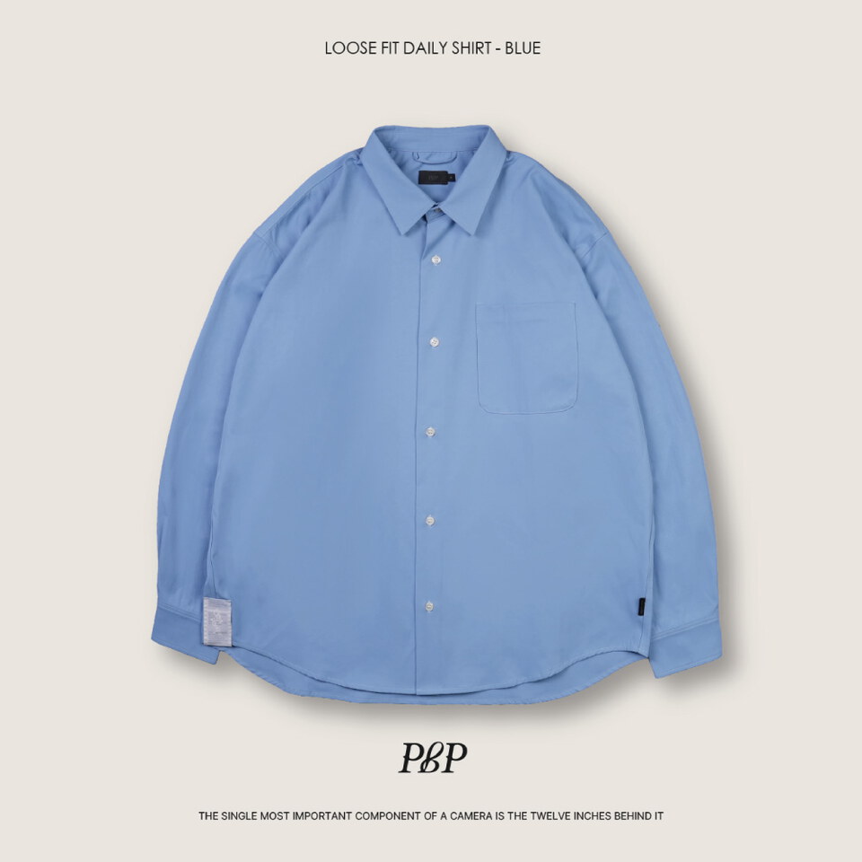 PBP0209-252 寬鬆長袖襯衫 LOOSE FIT DAILY SHIRT