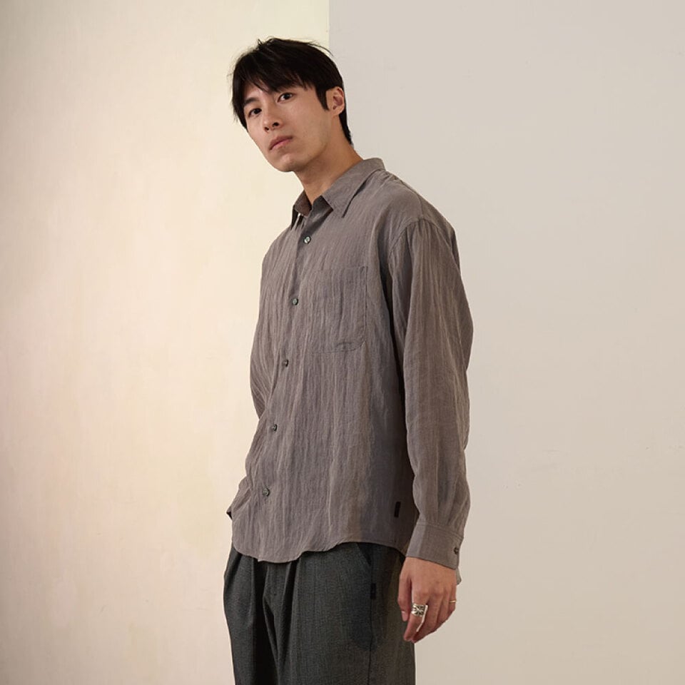 PBP0209-252 寬鬆長袖襯衫 LOOSE FIT DAILY SHIRT