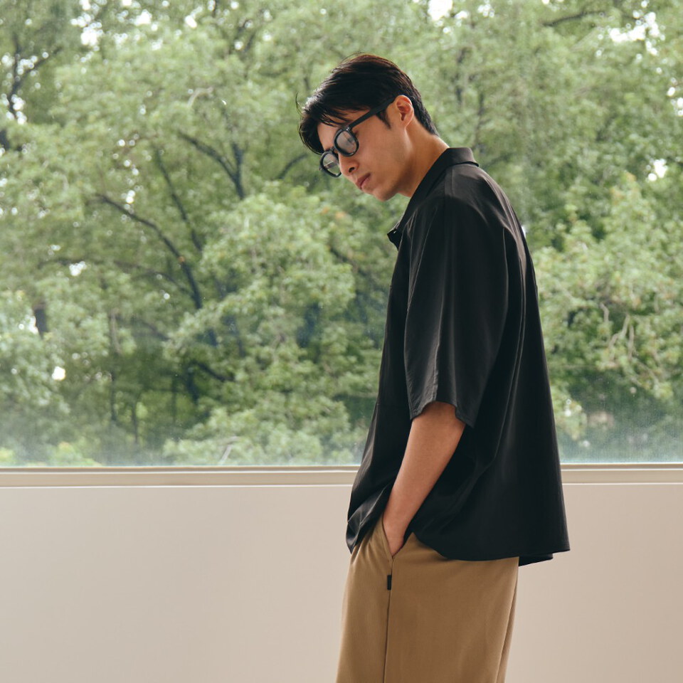 蝙蝠袖寬版襯衫 LOOSE POCKET SHIRT