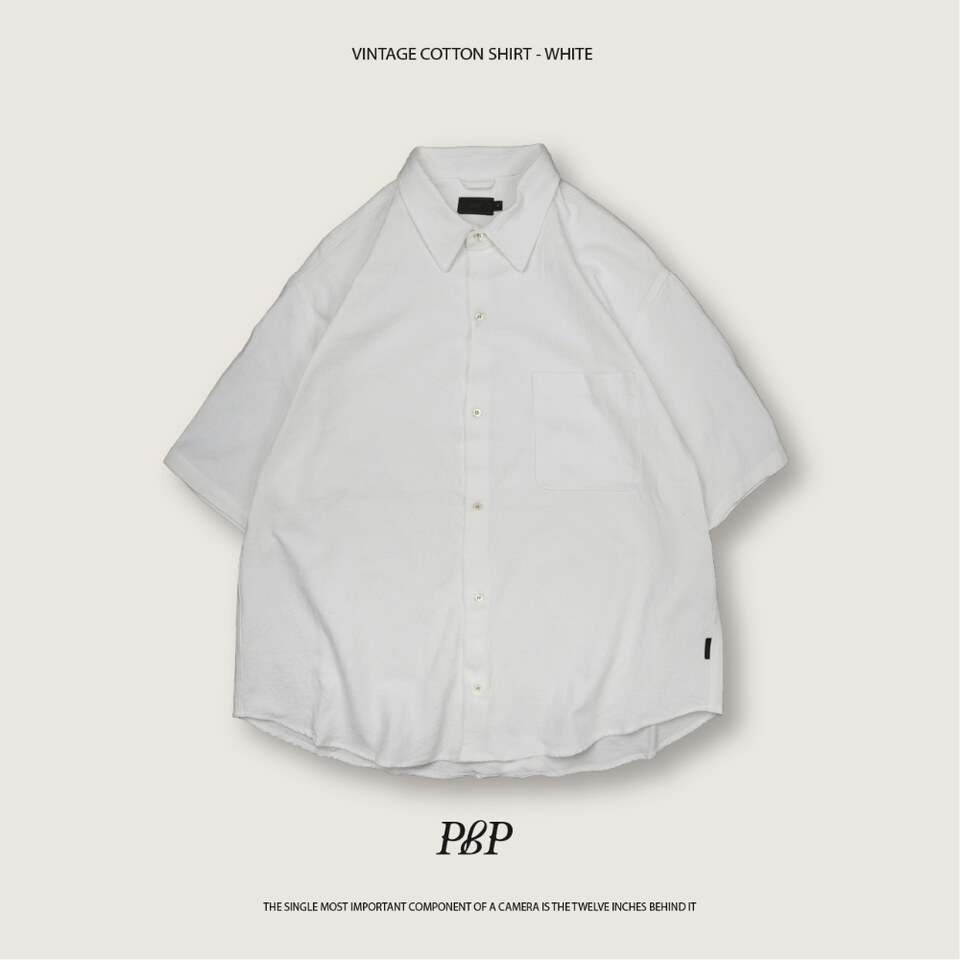 寬版襯衫 VINTAGE COTTON SHIRT