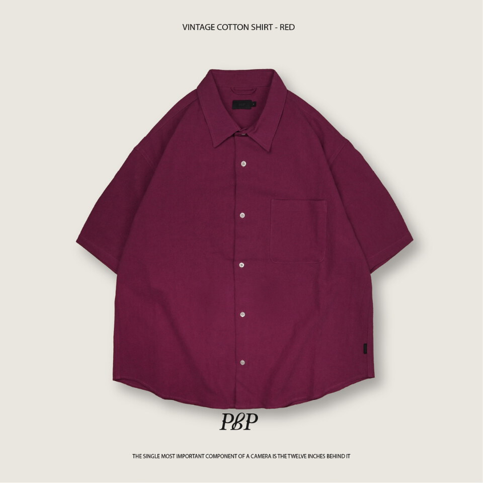 寬版襯衫 VINTAGE COTTON SHIRT