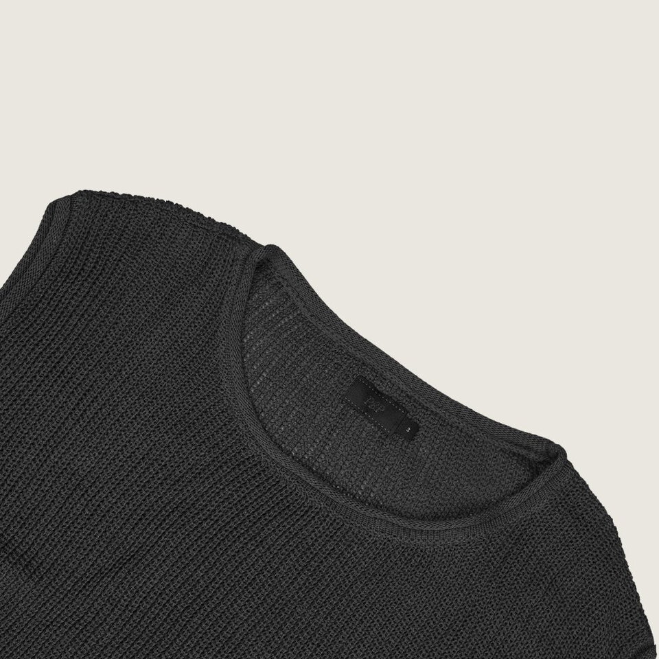 PBP0505-261 刺繡粗針織背心 LYOCELL KNIT VEST