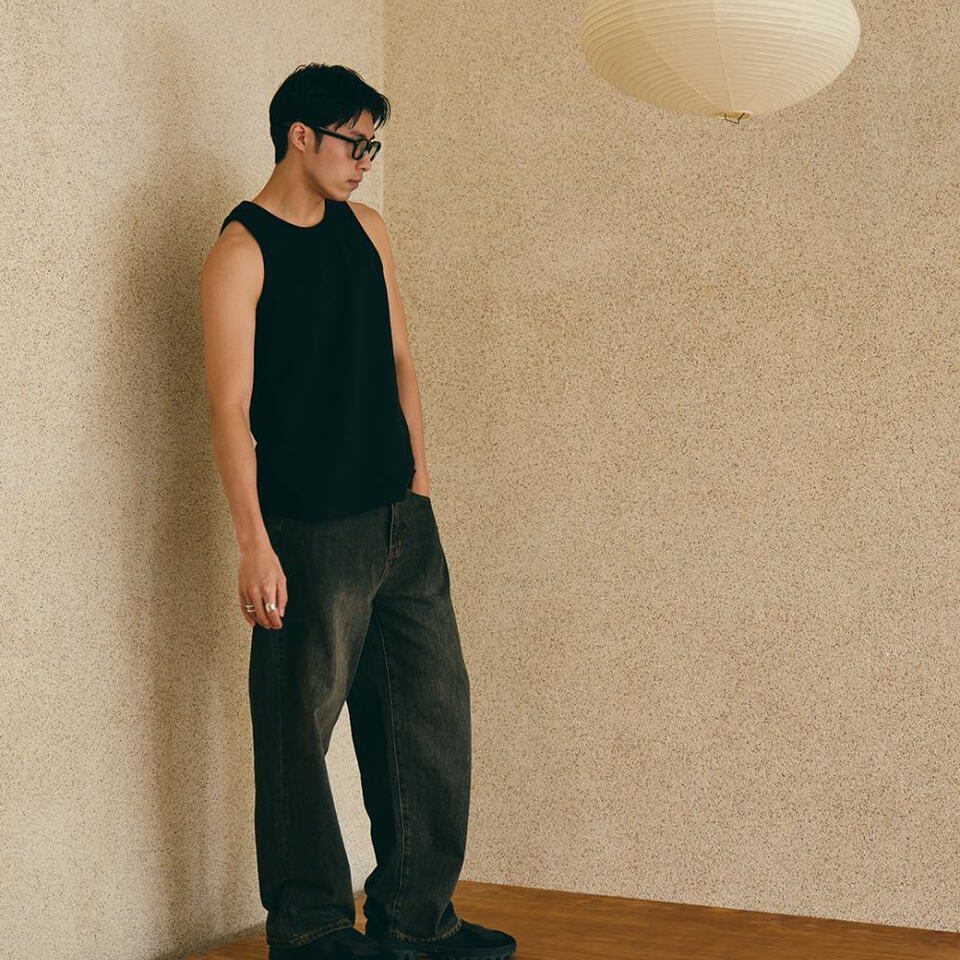 華夫格坦克背心 EMBROIDERY WAFFLE TANK TOP