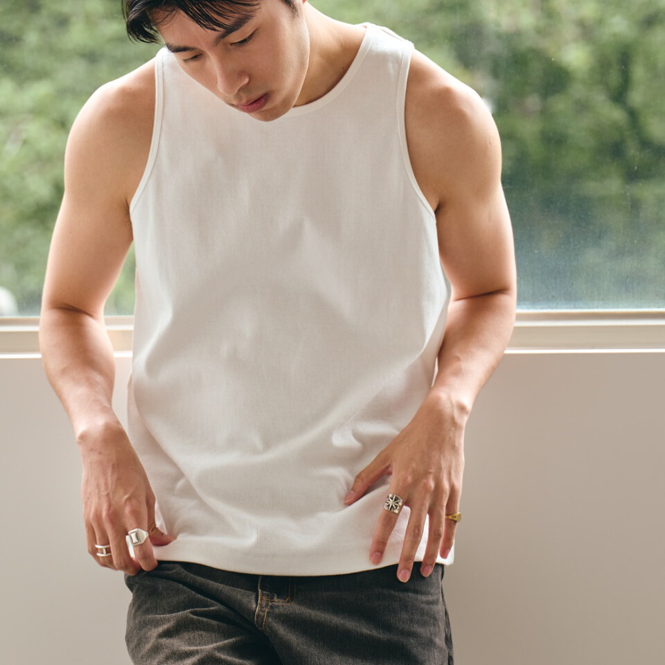 羅紋坦克背心 EMBROIDERY TANK TOP