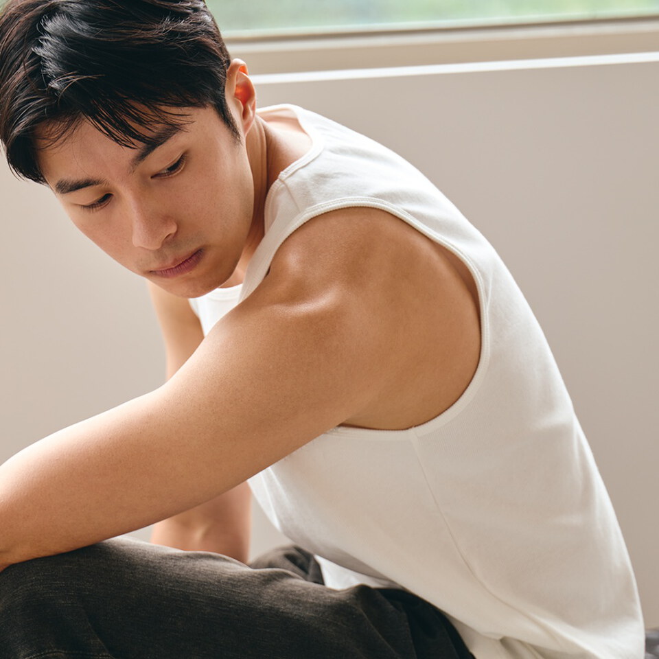羅紋坦克背心 EMBROIDERY TANK TOP
