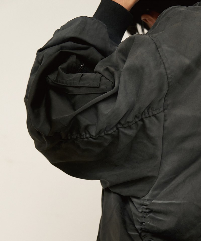 雙面穿水洗豹紋MA-1外套 DOUBLE SIDE WASHED MA-1 JACKET