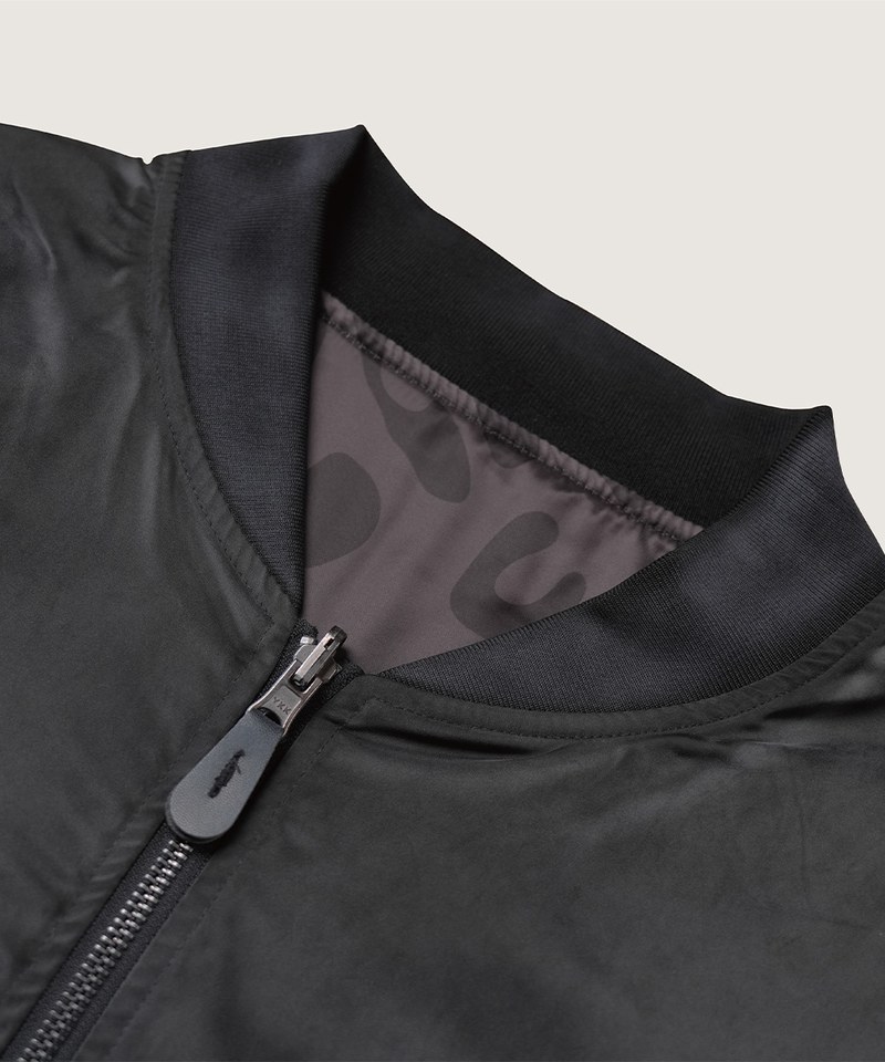 雙面穿水洗豹紋MA-1外套 DOUBLE SIDE WASHED MA-1 JACKET