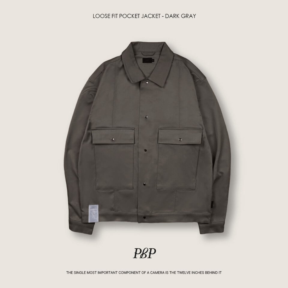 PBP1107-252 大口袋襯衫外套 LOOSE FIT POCKET JACKET