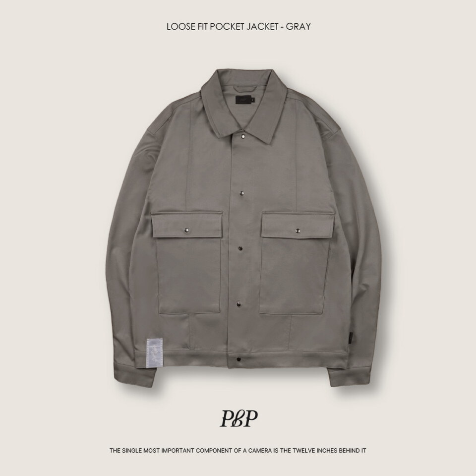 PBP1107-252 大口袋襯衫外套 LOOSE FIT POCKET JACKET