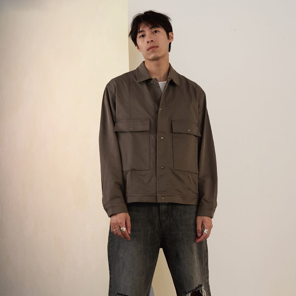 PBP1107-252 大口袋襯衫外套 LOOSE FIT POCKET JACKET