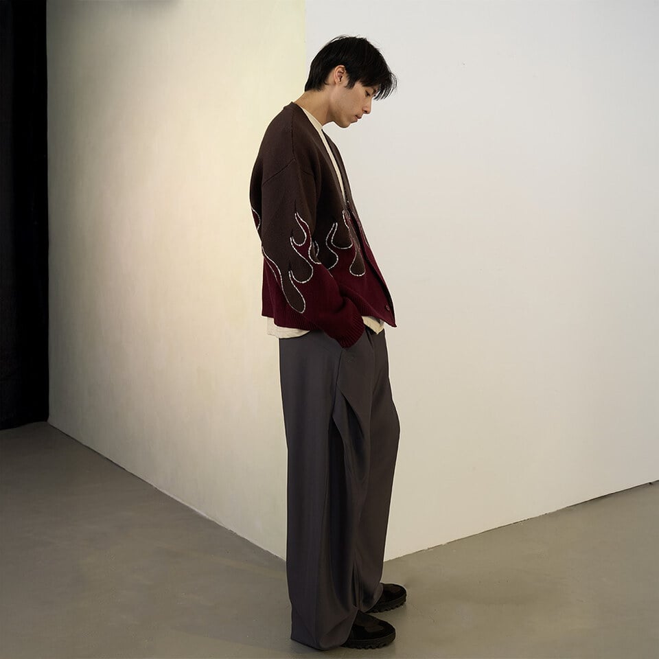 PBP1108-252 火焰針織開襟衫 FLAME CARDIGAN