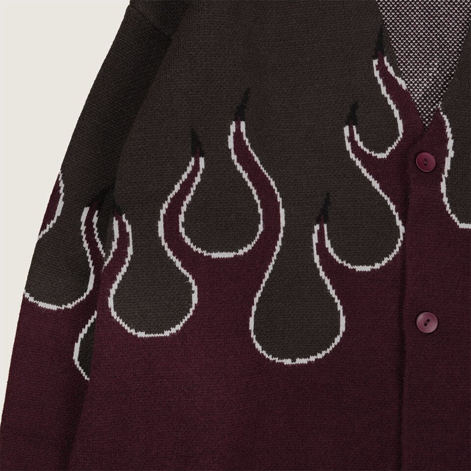 PBP1108-252 火焰針織開襟衫 FLAME CARDIGAN