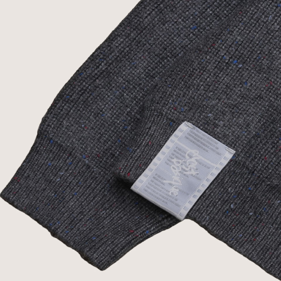 PBP1109-252 彩點紗手繡LOGO 毛衣