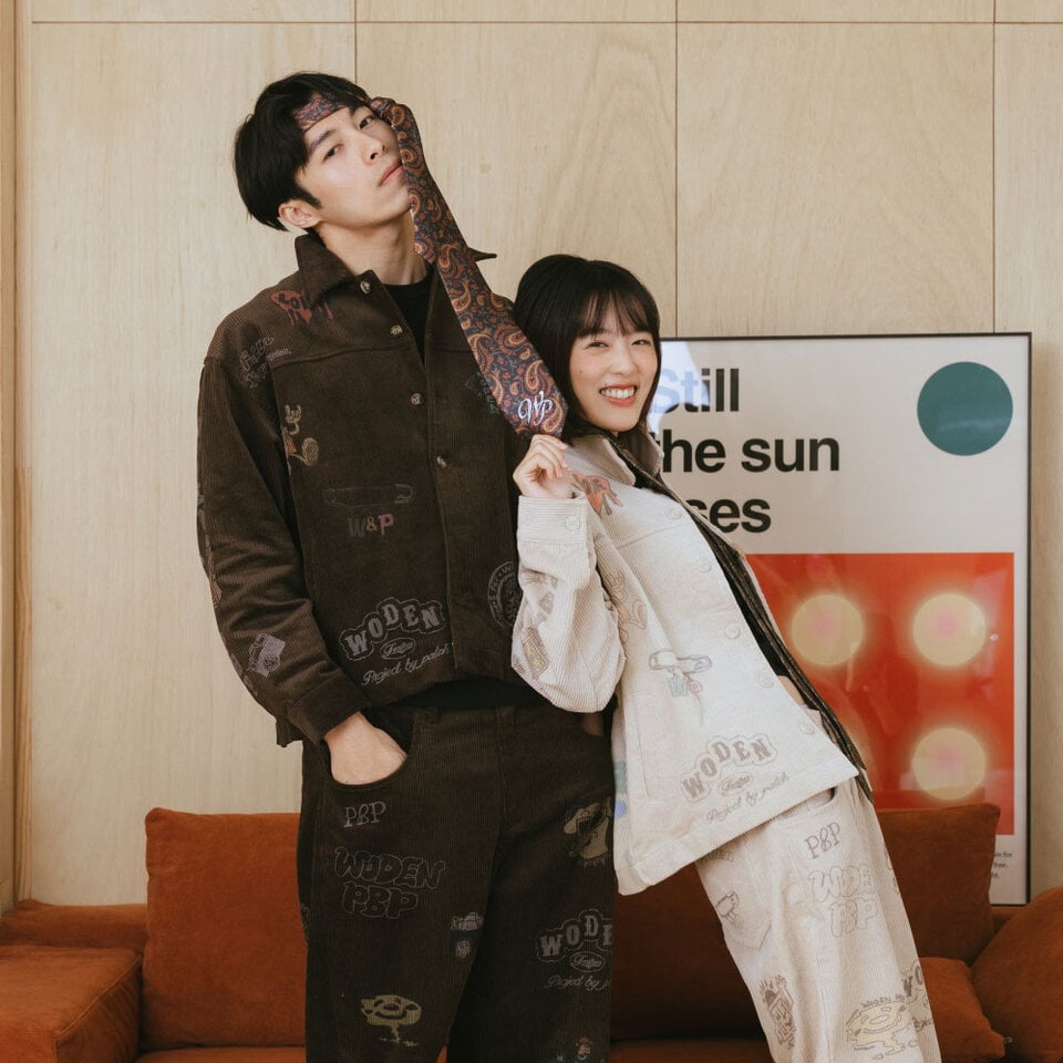 PBP1110-252 燈芯絨印花外套 Senior cords Corduroy Jacket