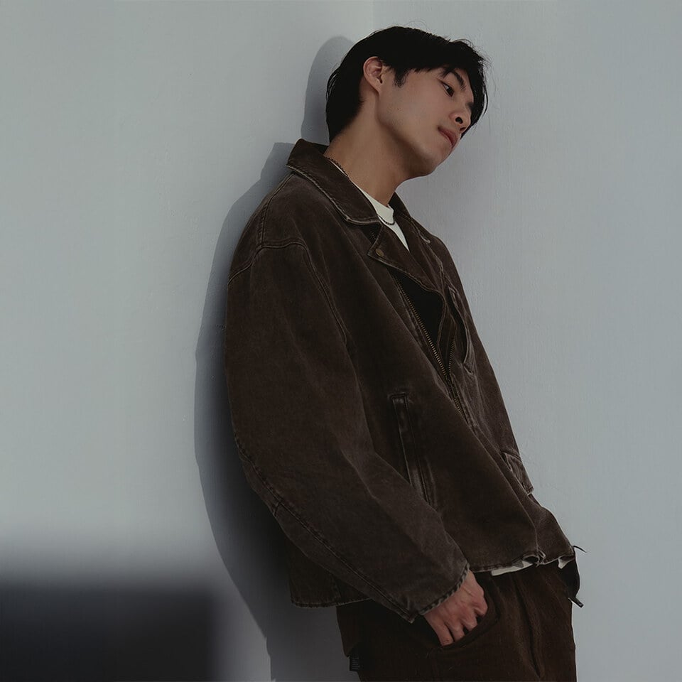 PBP1112-261 做舊翻領騎士外套 WASHED BIKER JACKET