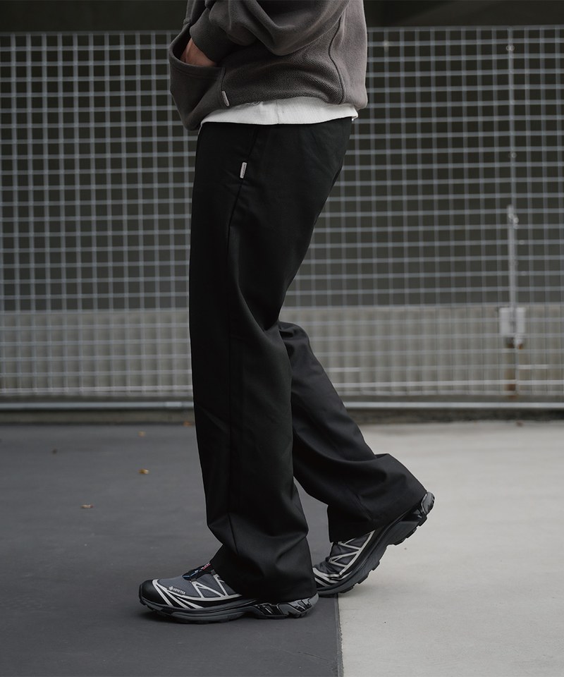 小喇叭褲 BOOT-CUT TWILL TROUSERS