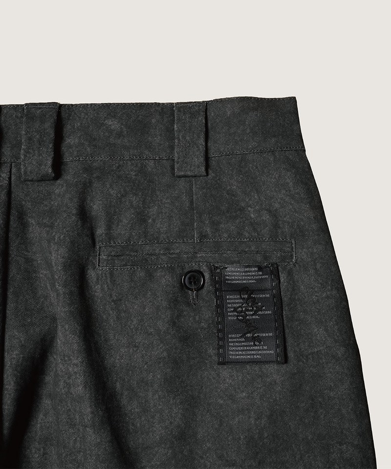 寬版水洗西裝長褲 LOOSE-FIT WASHED TROUSERS