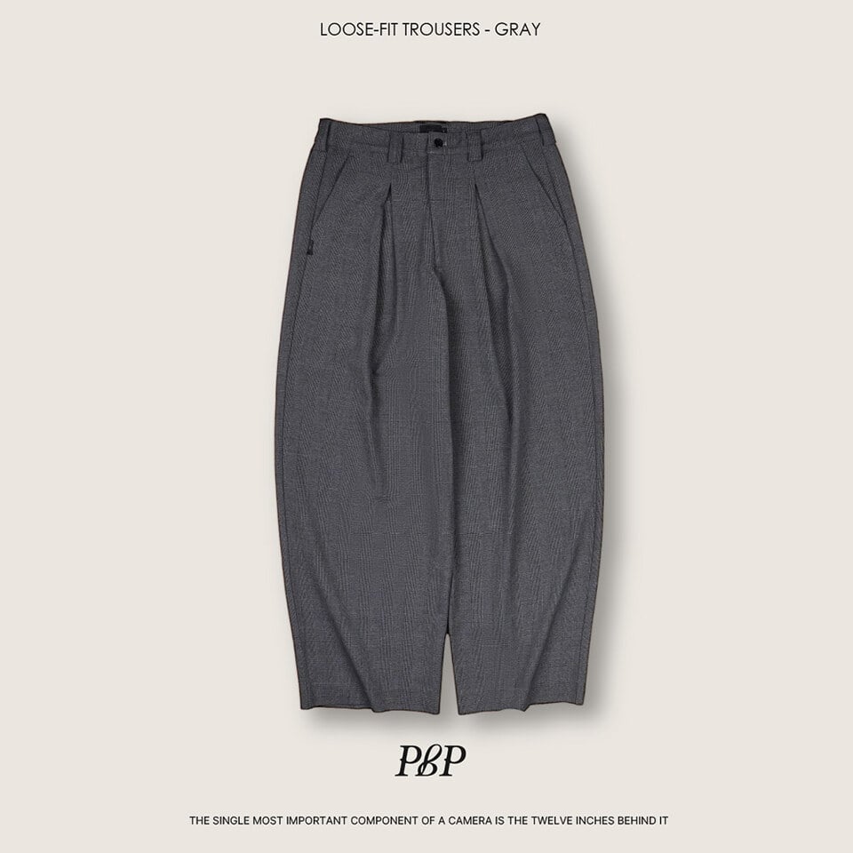 PBP1610-252 西裝長褲 LOOSE-FIT TROUSERS