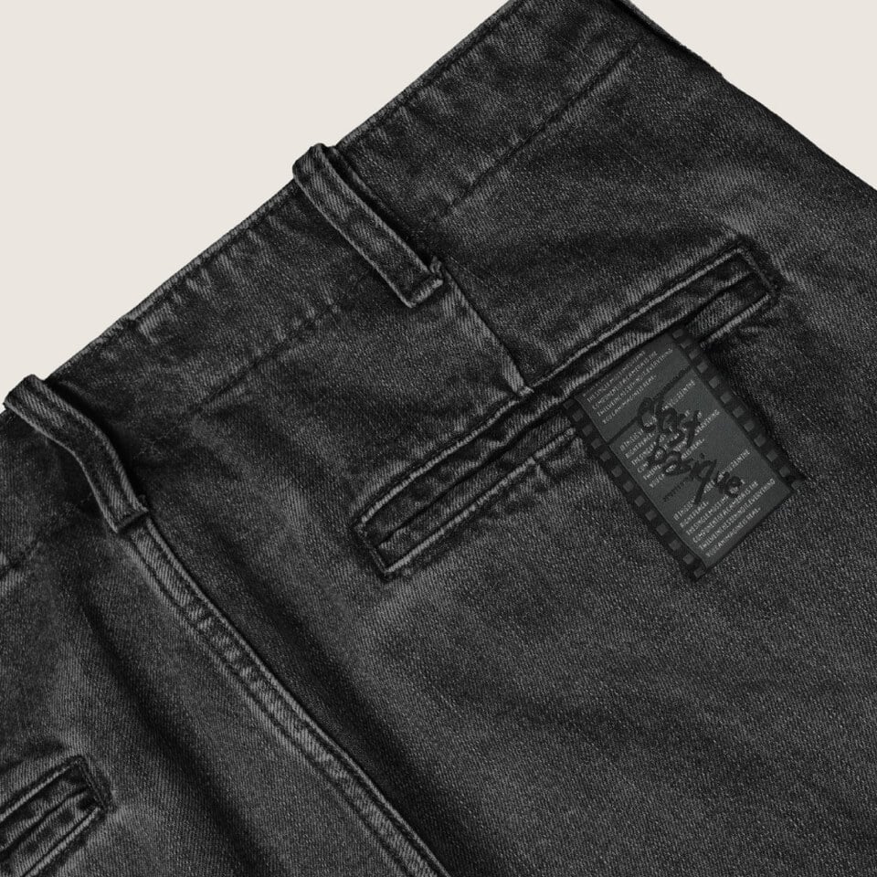 Double Knee 牛仔寬褲