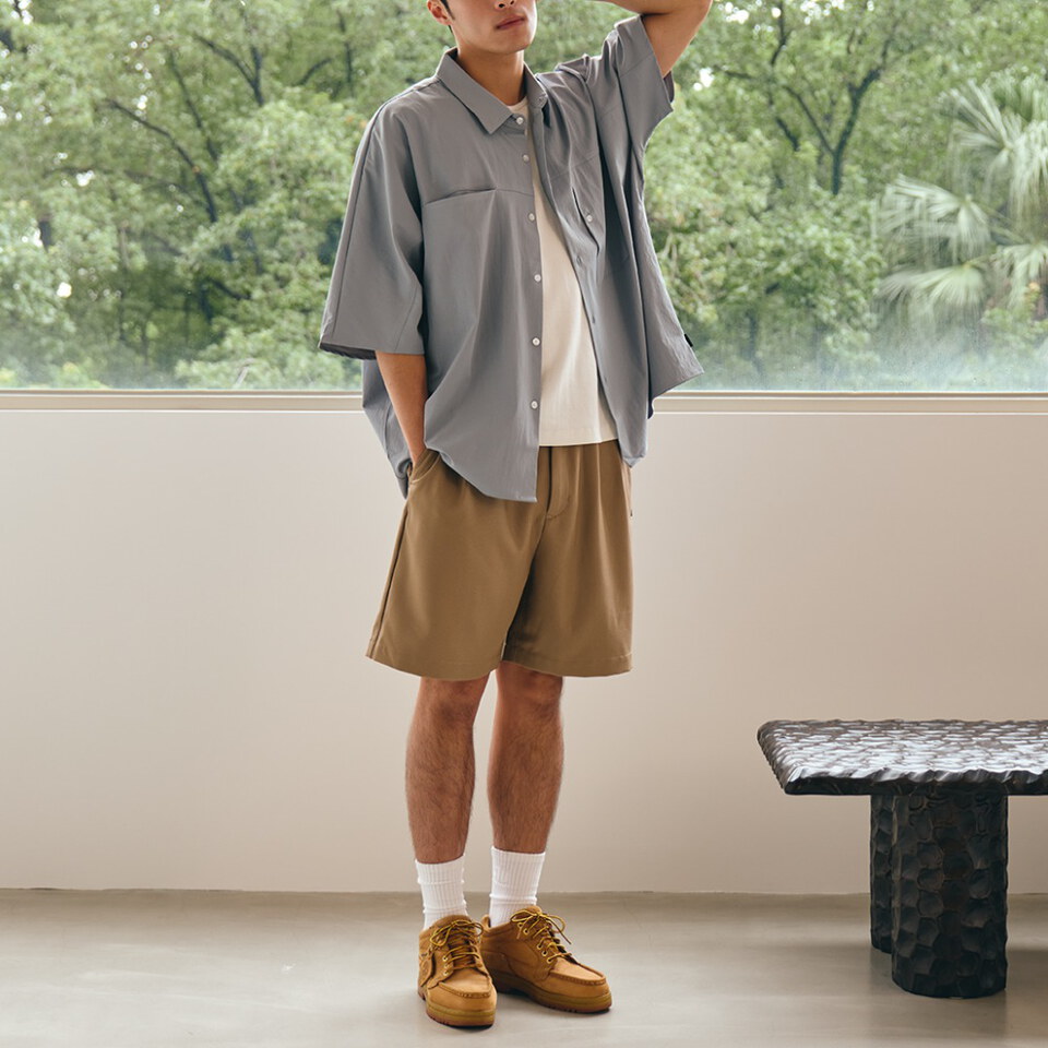 打褶短褲 SEERSUCKER SHORTS