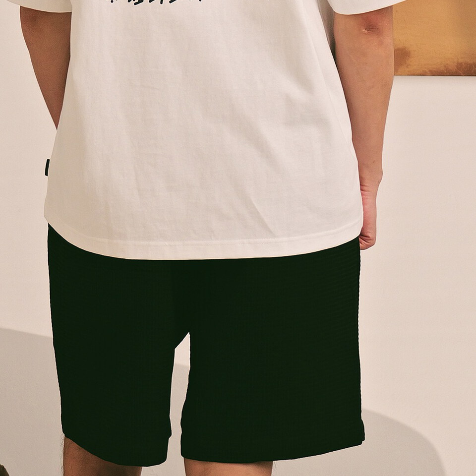 泡泡紗打褶短褲 WAFFLE SHORTS