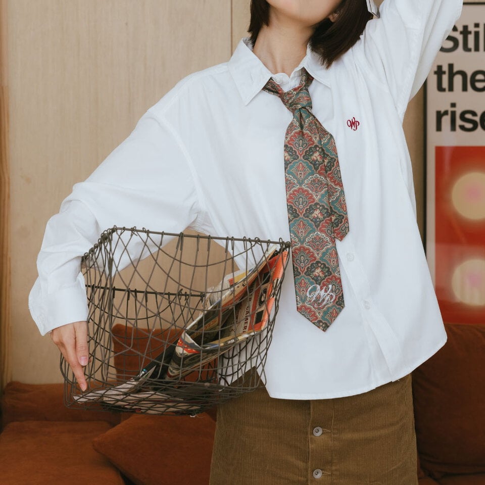 PBP2303-252 印花領帶 Vintage Totem Tie