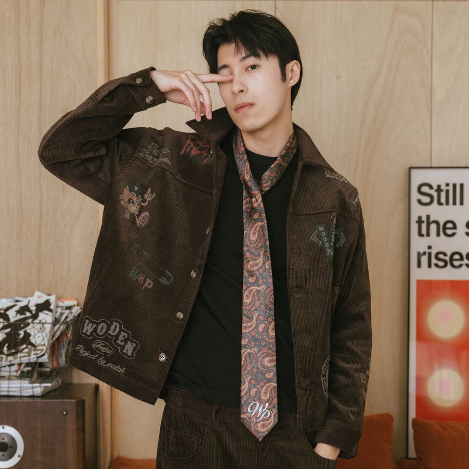 印花領帶 Vintage Totem Tie