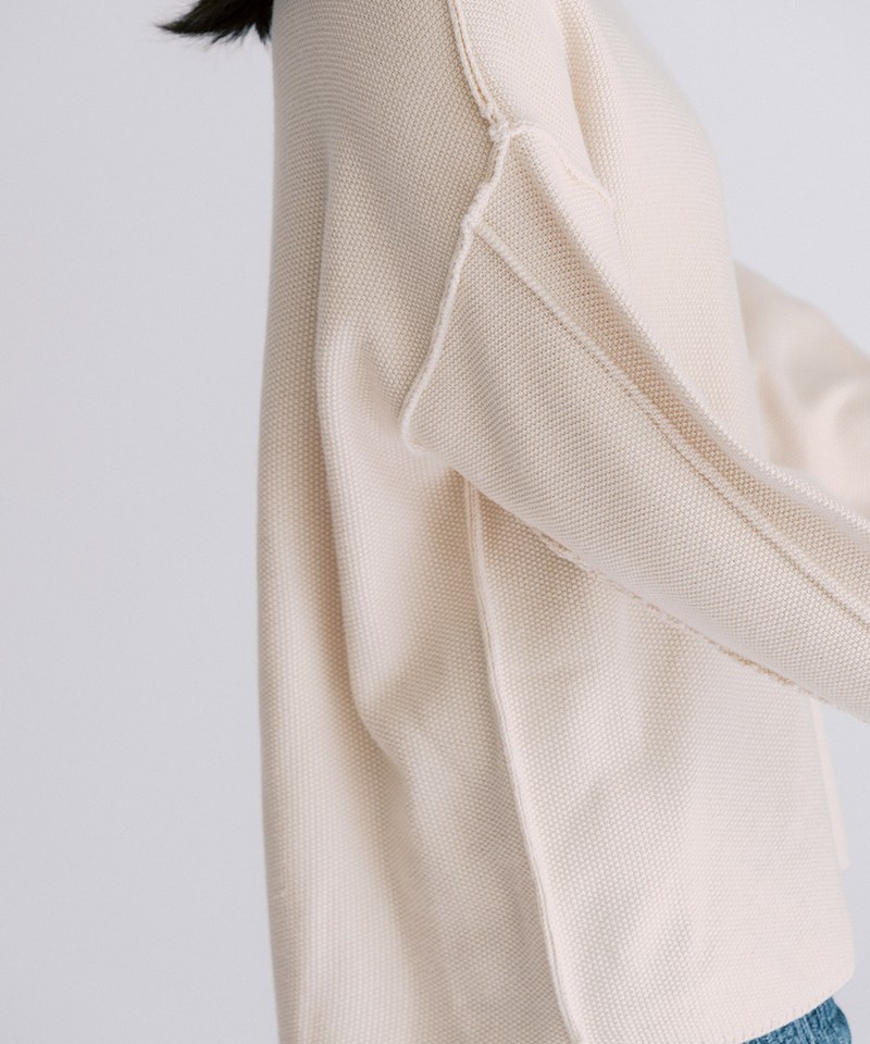 PER0305-232 Inside out Knitted Jumper