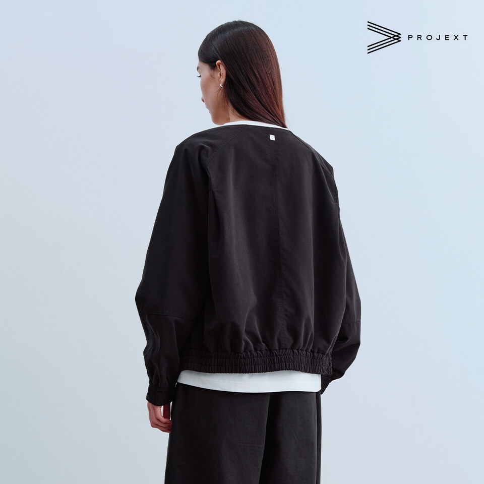 PJT9953-261 蜜桃絨無領外套 Peachy Soft Collarless Jacket