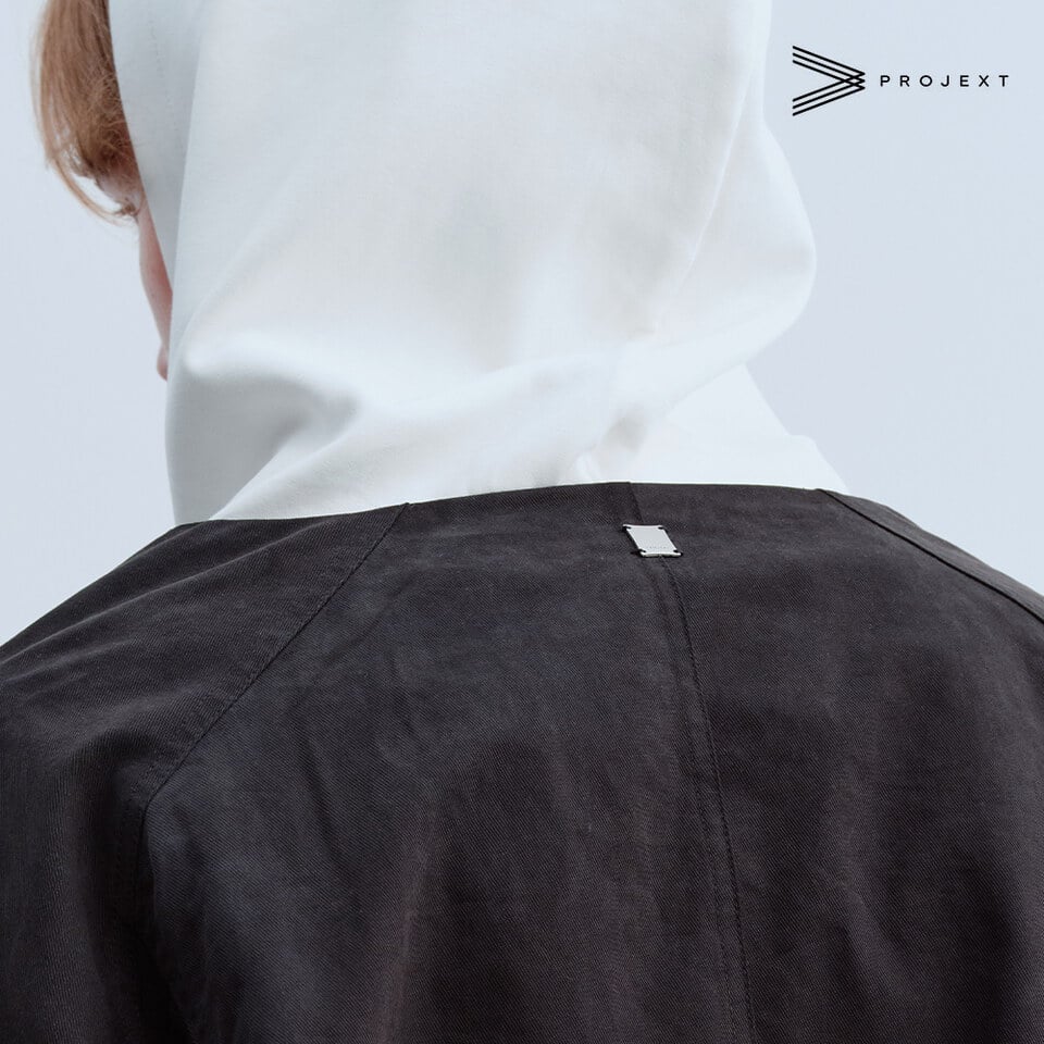 PJT9953-261 蜜桃絨無領外套 Peachy Soft Collarless Jacket