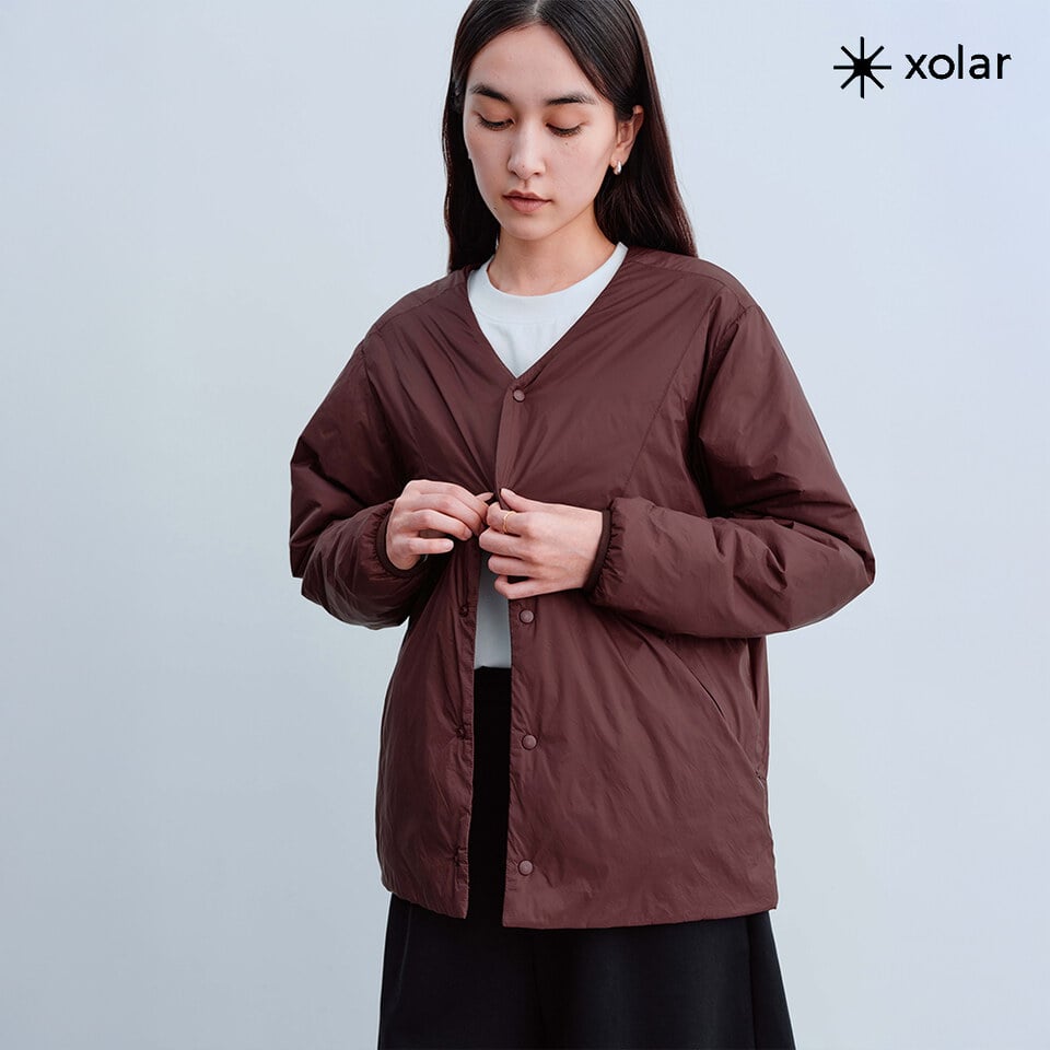 PJT9955-261 恆溫V領鋪棉外套 Xolar V-Neck Insulated Jacket