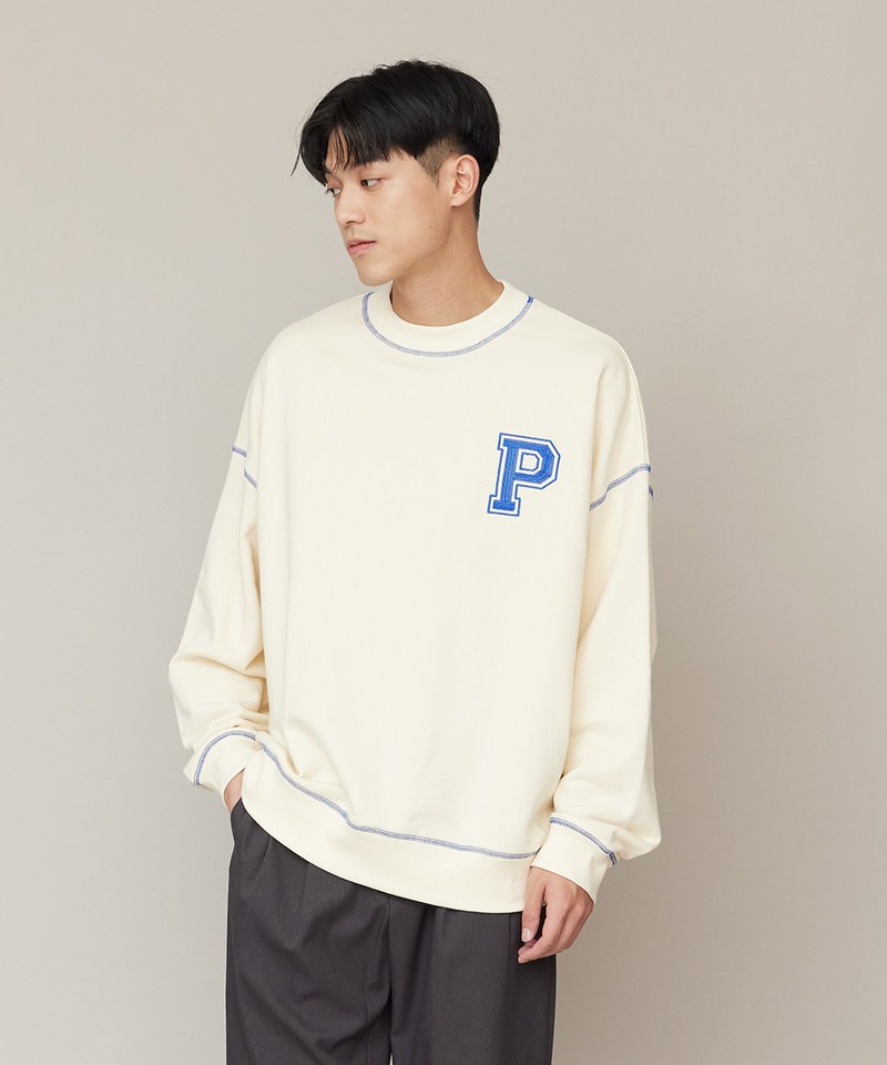 P-LOGO 鬆身大學Tee