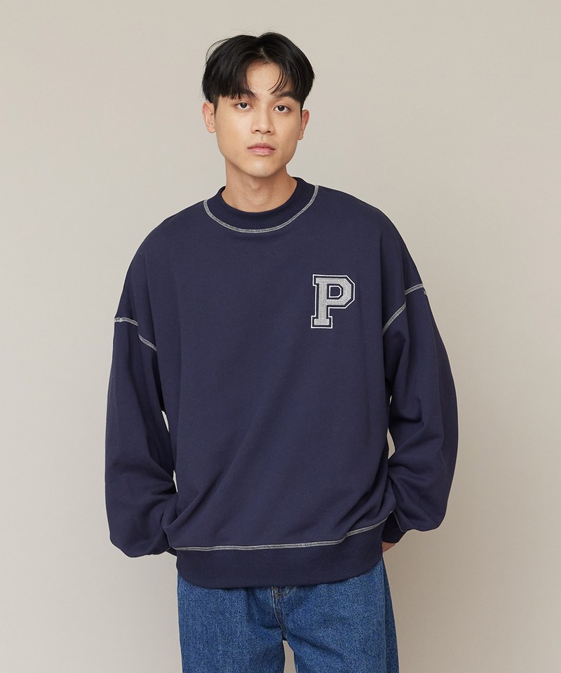 P-LOGO 鬆身大學Tee