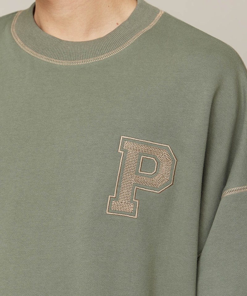 P-LOGO 鬆身大學Tee