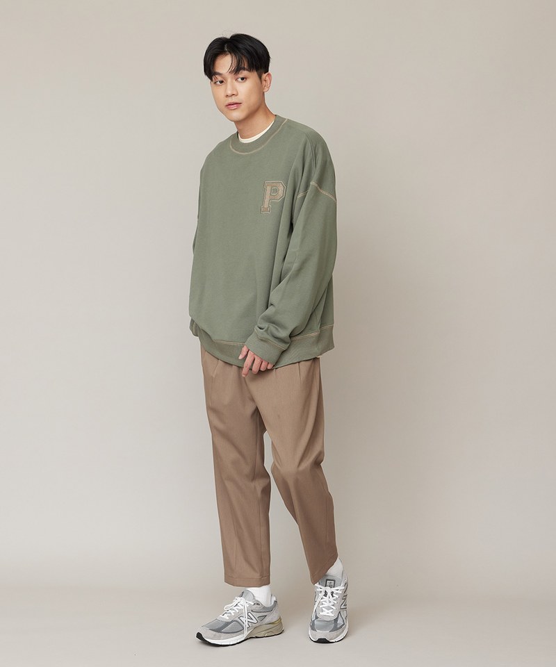 P-LOGO 鬆身大學Tee