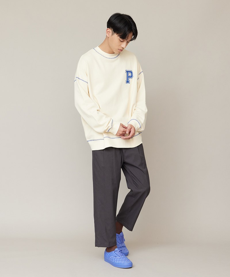 P-LOGO 鬆身大學Tee