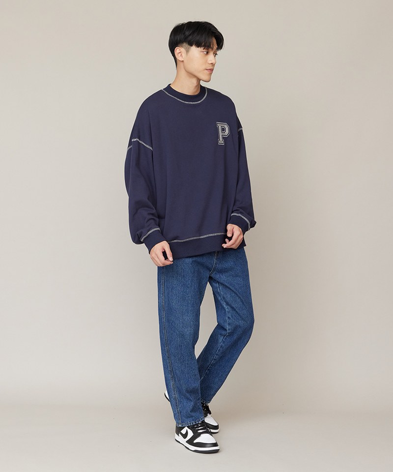 P-LOGO 鬆身大學Tee