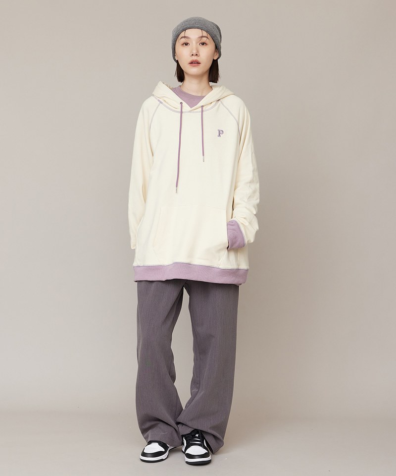 P-LOGO 鬆身帽TEE