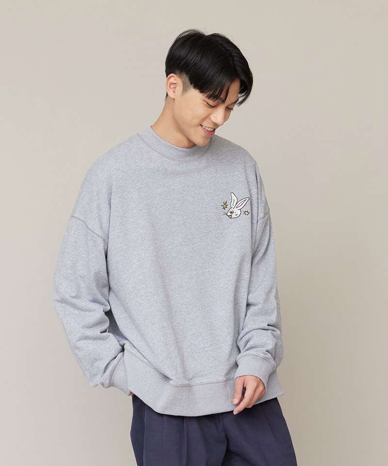 福兔刺繡鬆身大學Tee