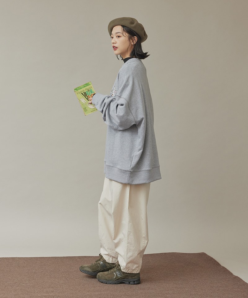 福兔刺繡鬆身大學Tee