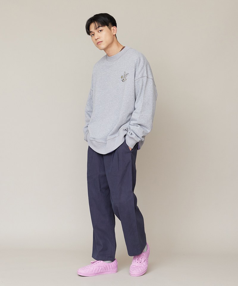 福兔刺繡鬆身大學Tee