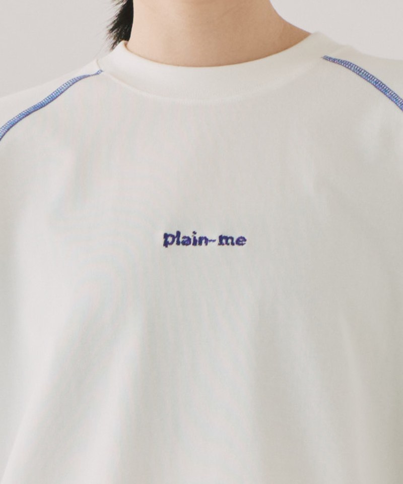 爬線剪裁logo TEE