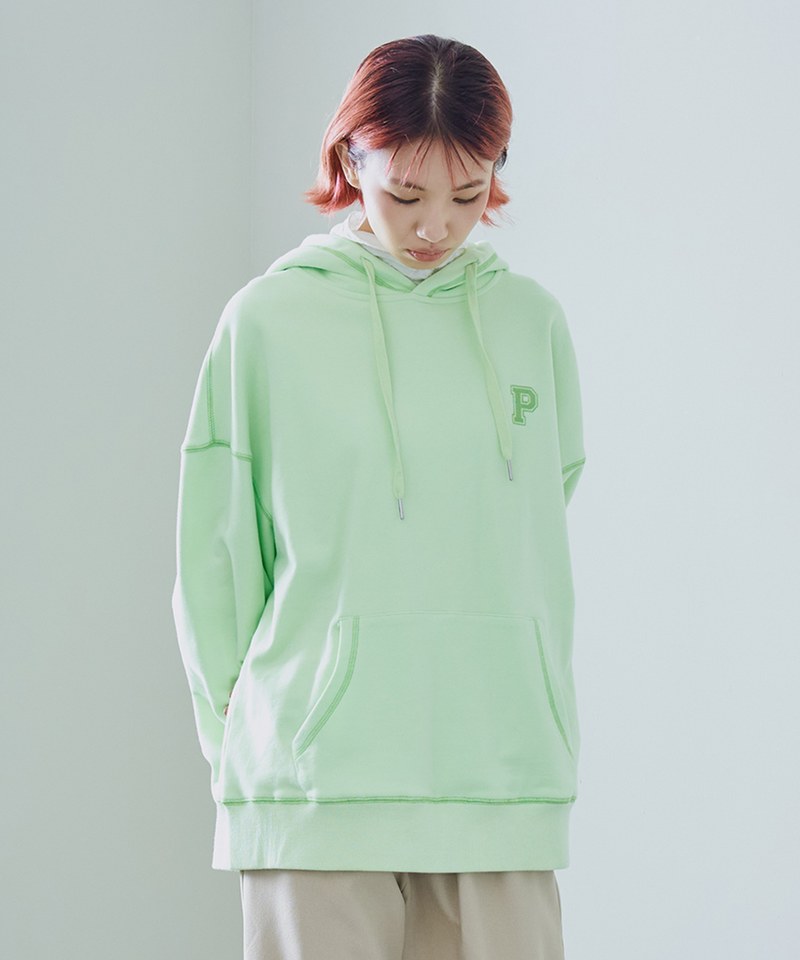 P-logo 撞色車線帽TEE