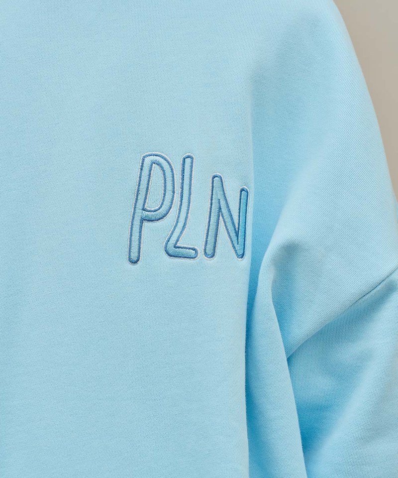手寫風刺繡大學Tee