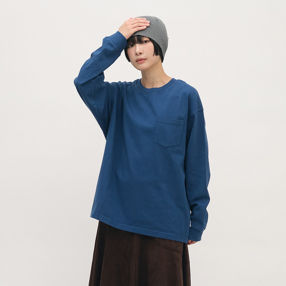 重磅修身秋冬長袖Tee