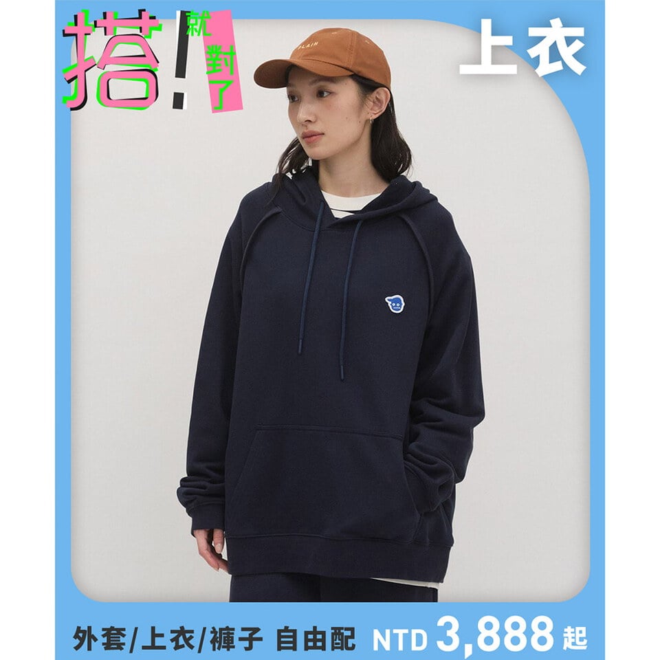 PLN0070-251 小P日常寬鬆帽TEE