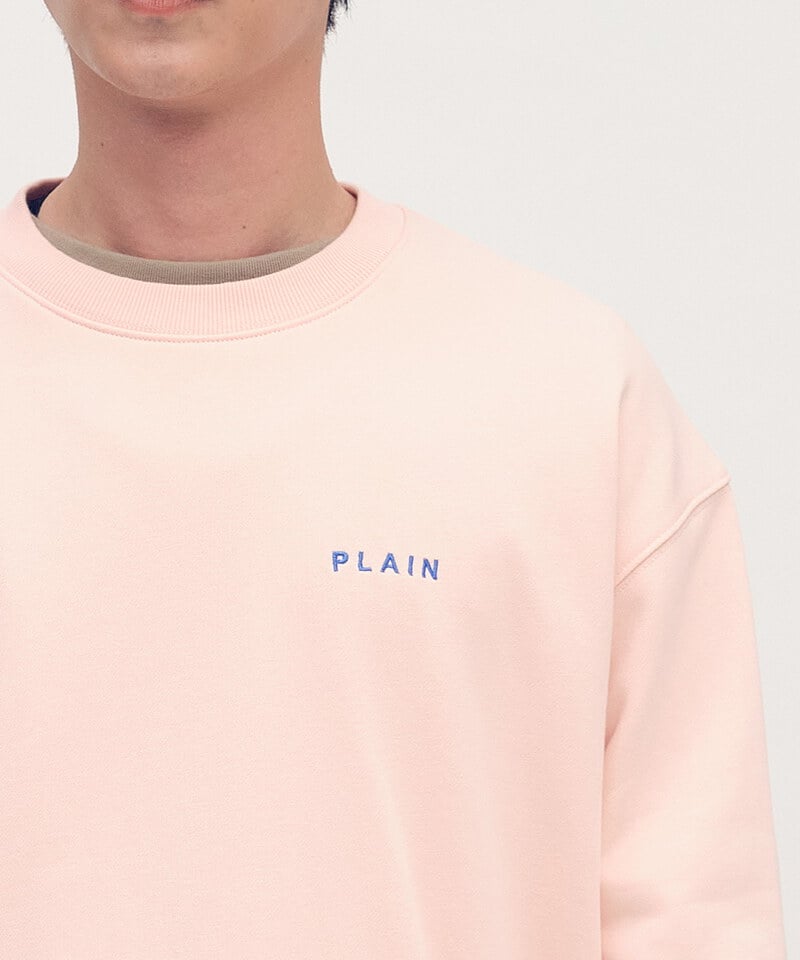 PLN0080-252 PLAIN刺繡大學TEE