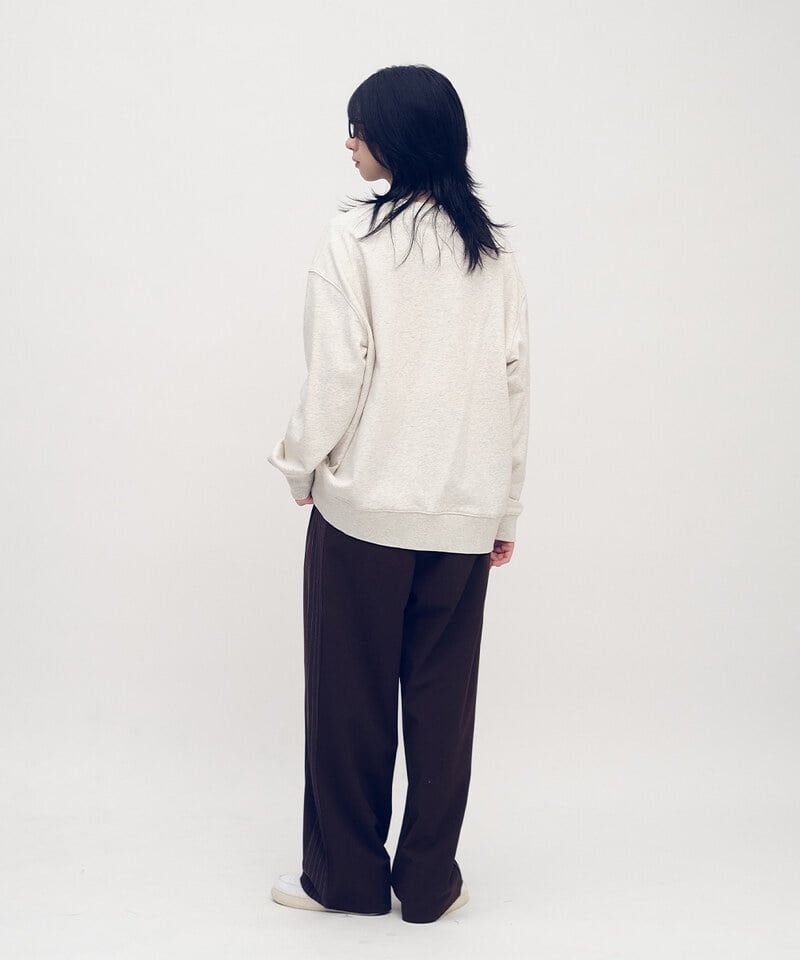 PLN0080-252 PLAIN刺繡大學TEE