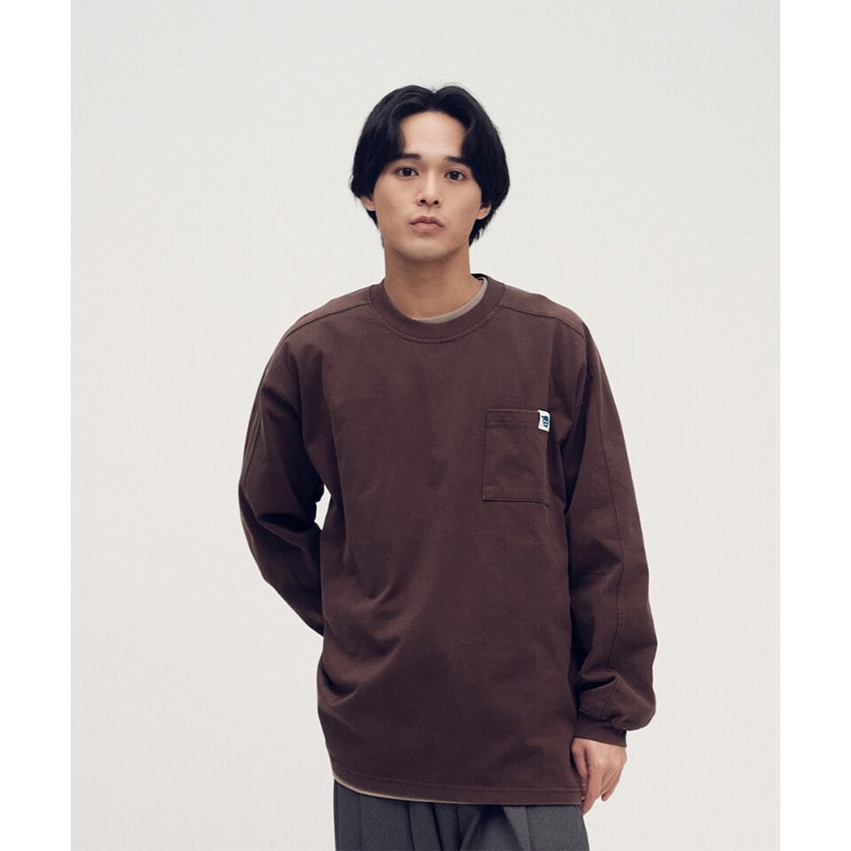 小P社長水洗長袖TEE