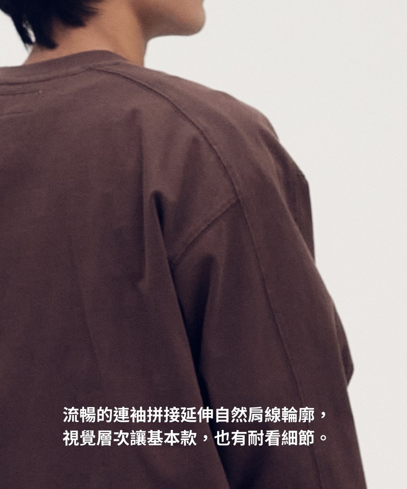 PLN0082-252 小P社長水洗長袖TEE